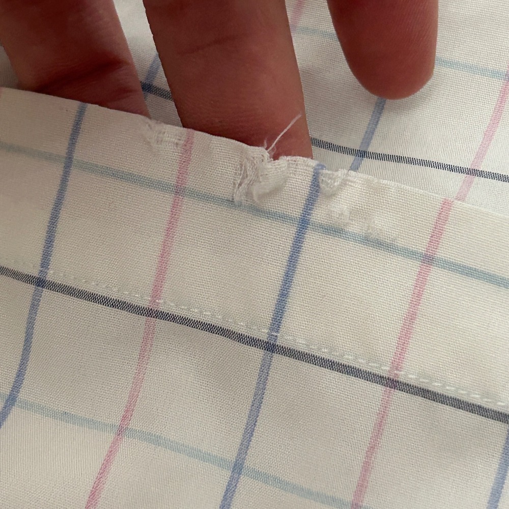 Brooks Brothers Button Down Shirt M White Regent Non-Iron Supima Cotton Check - Picture 2 of 8